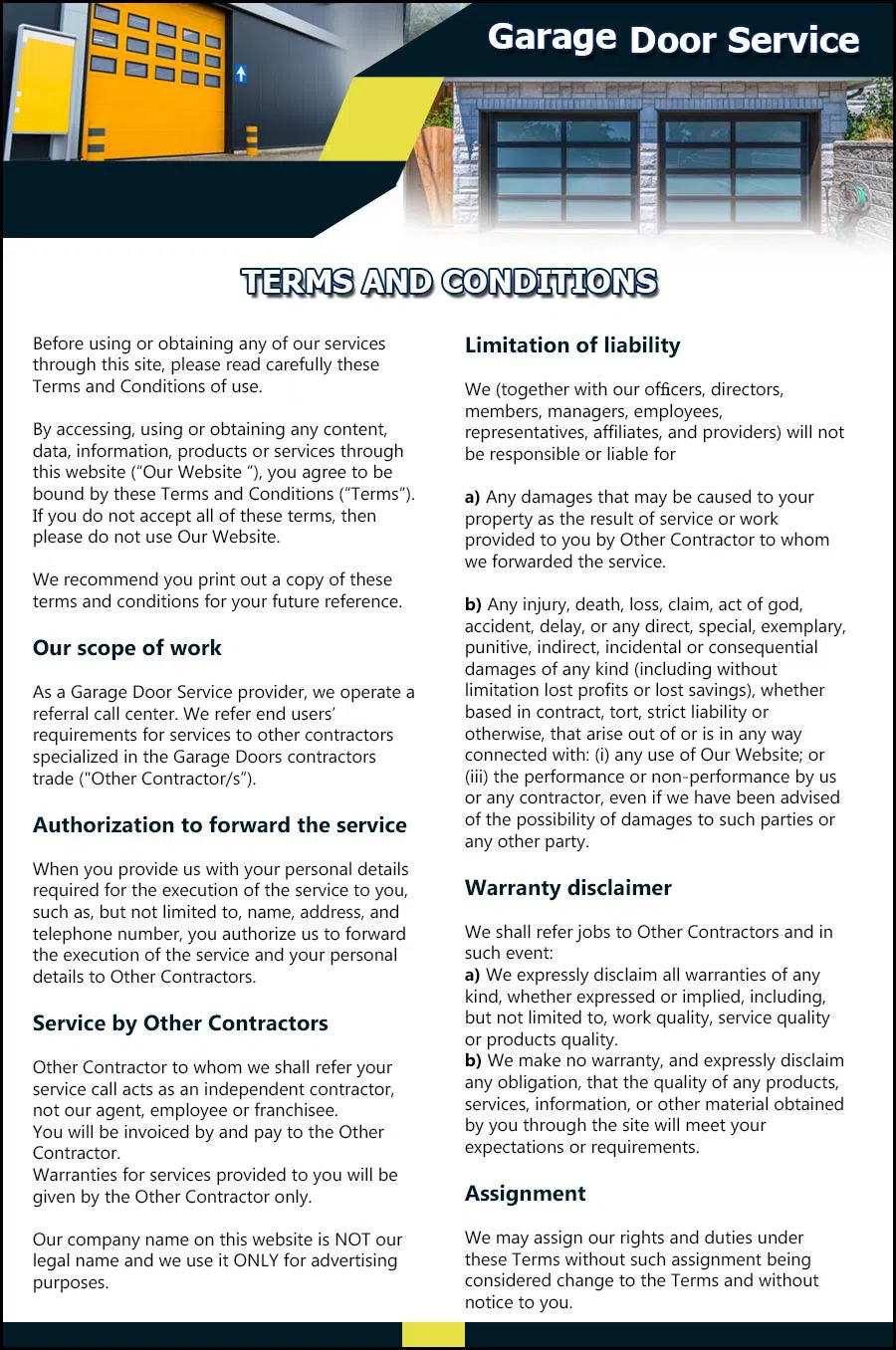 Garage Door & Opener Repairs Garrett Park, MD 301-845-5020